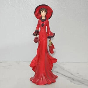 2/$50 Thomas Kinkade In the Red Spirit Figurine #1087A – 2009 Passion for Red